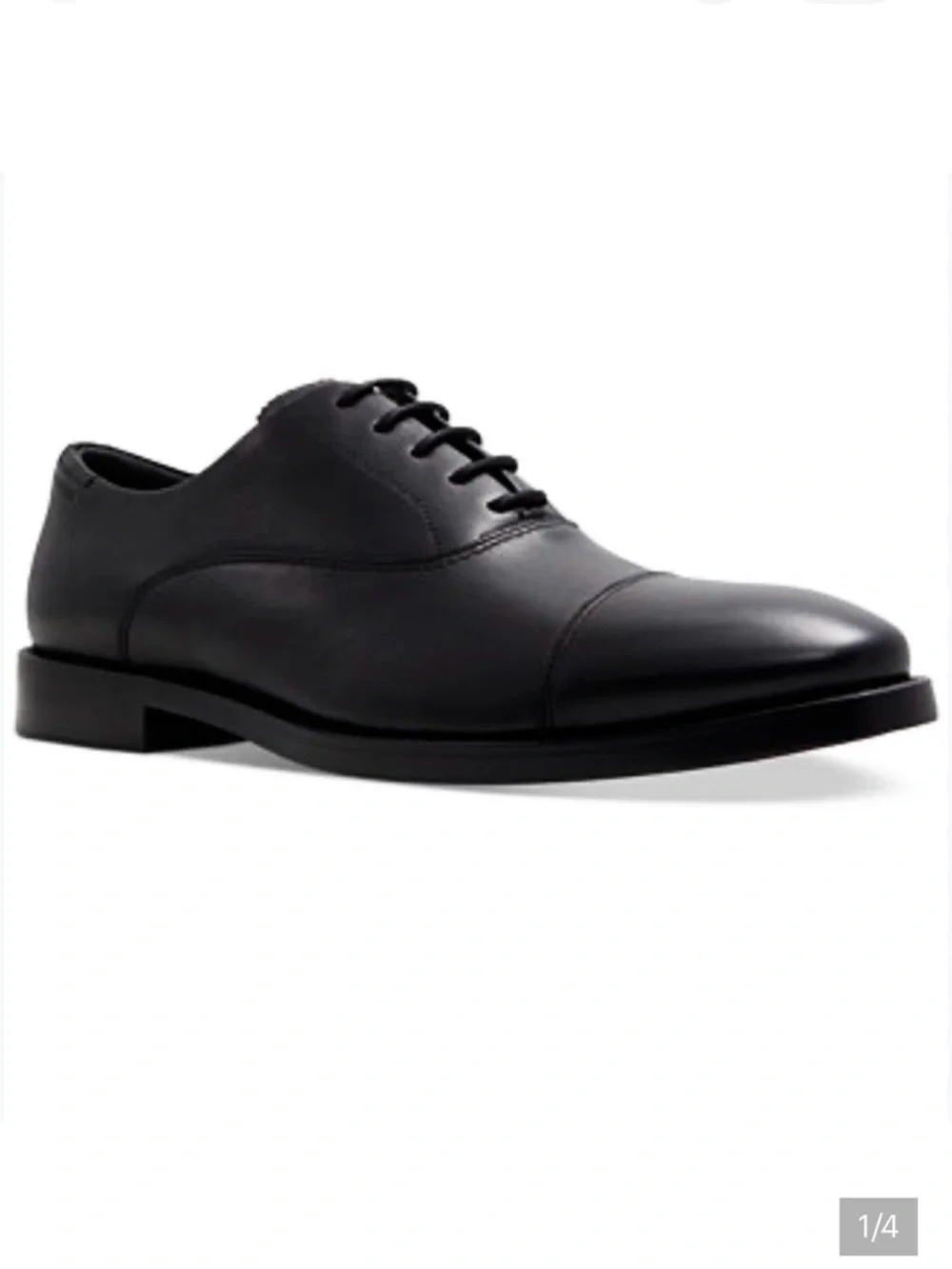 BARNEYS New York Black Leather Oxford Dress Shoes